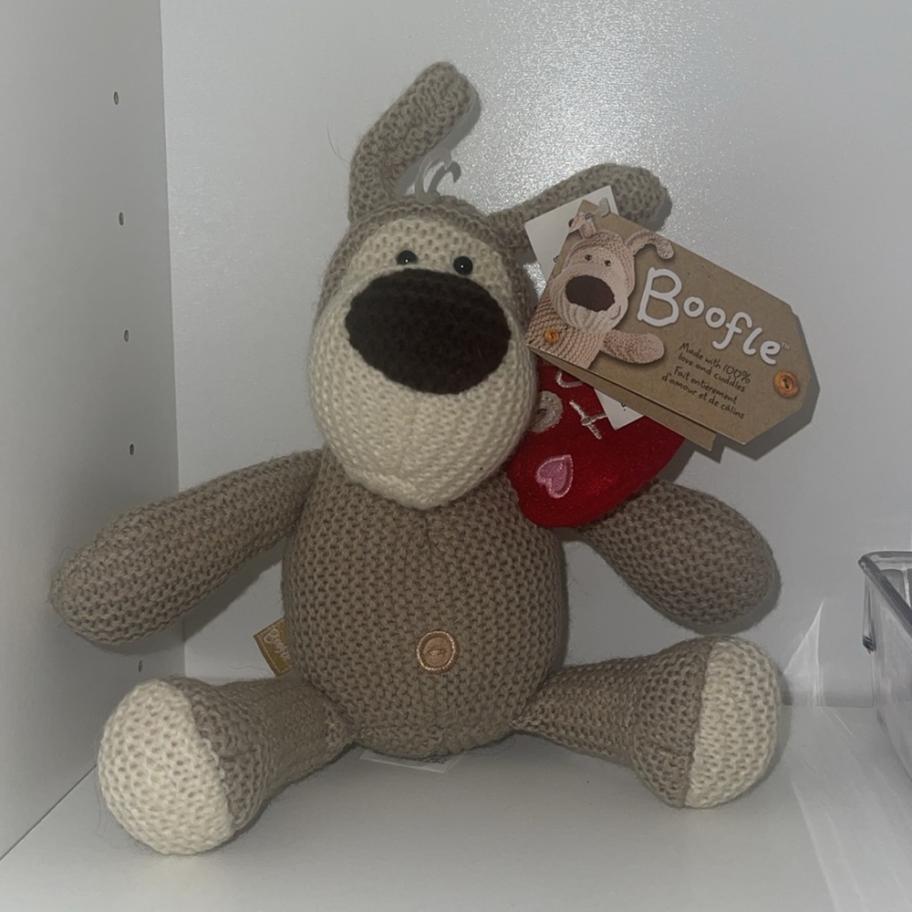 American Greetings Boofle Knit Dog Toy